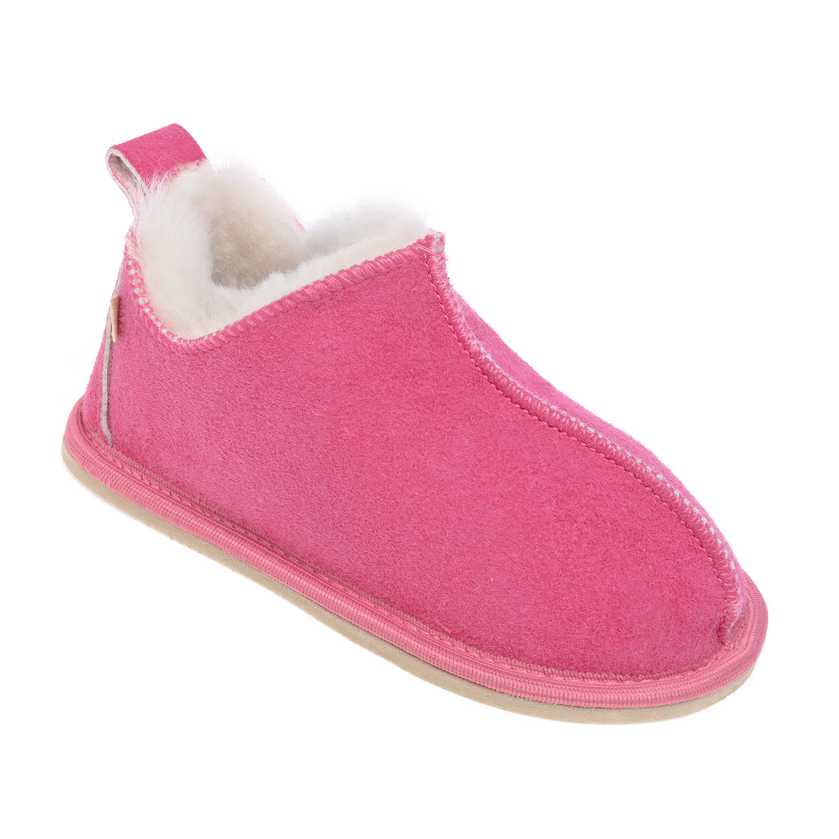 Kids Alpin Sheepskin Slippers - Pink