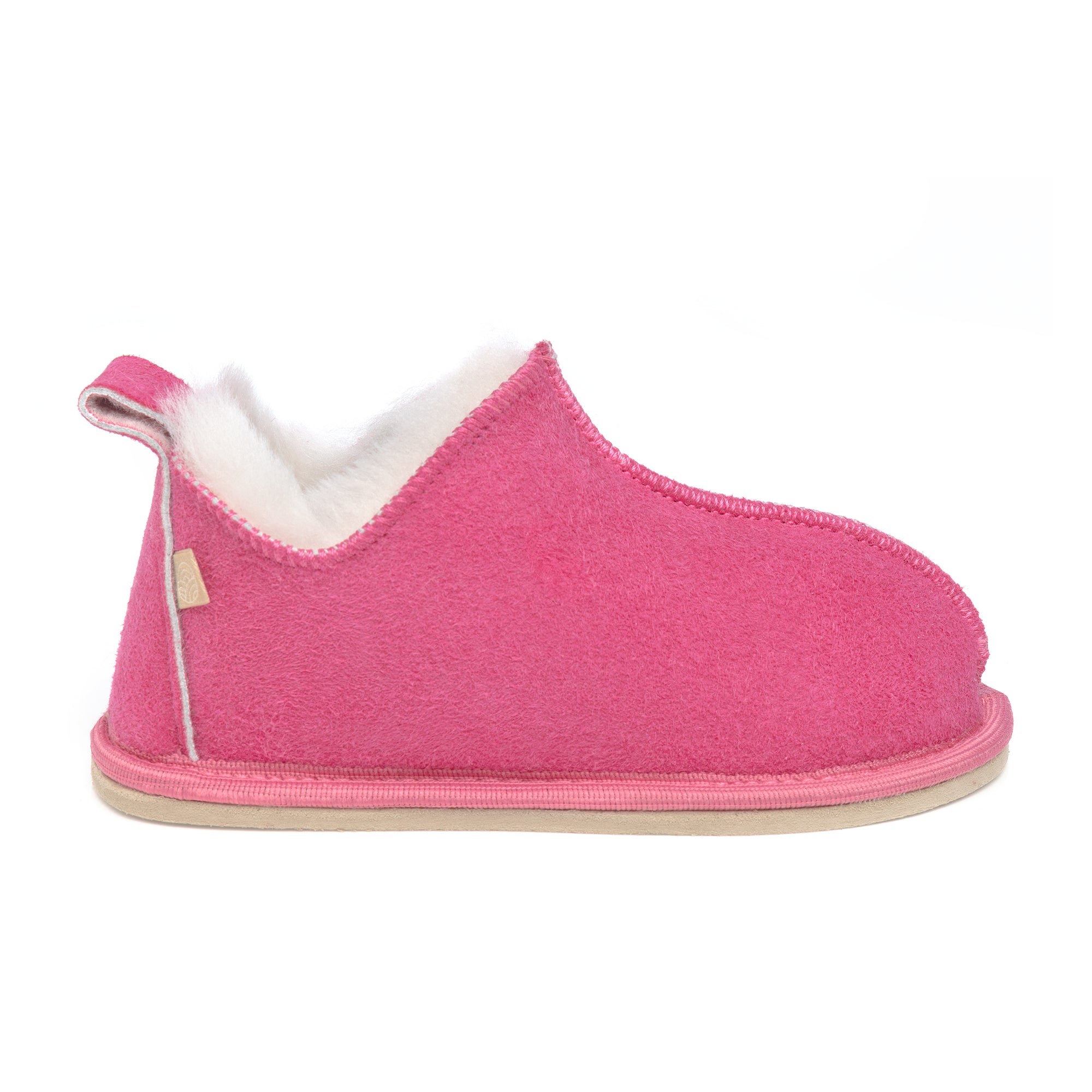 Kids Alpin Sheepskin Slippers - Pink