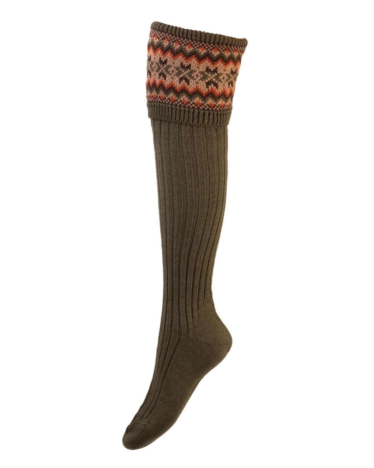 Luxury Wellington Socks - Olive