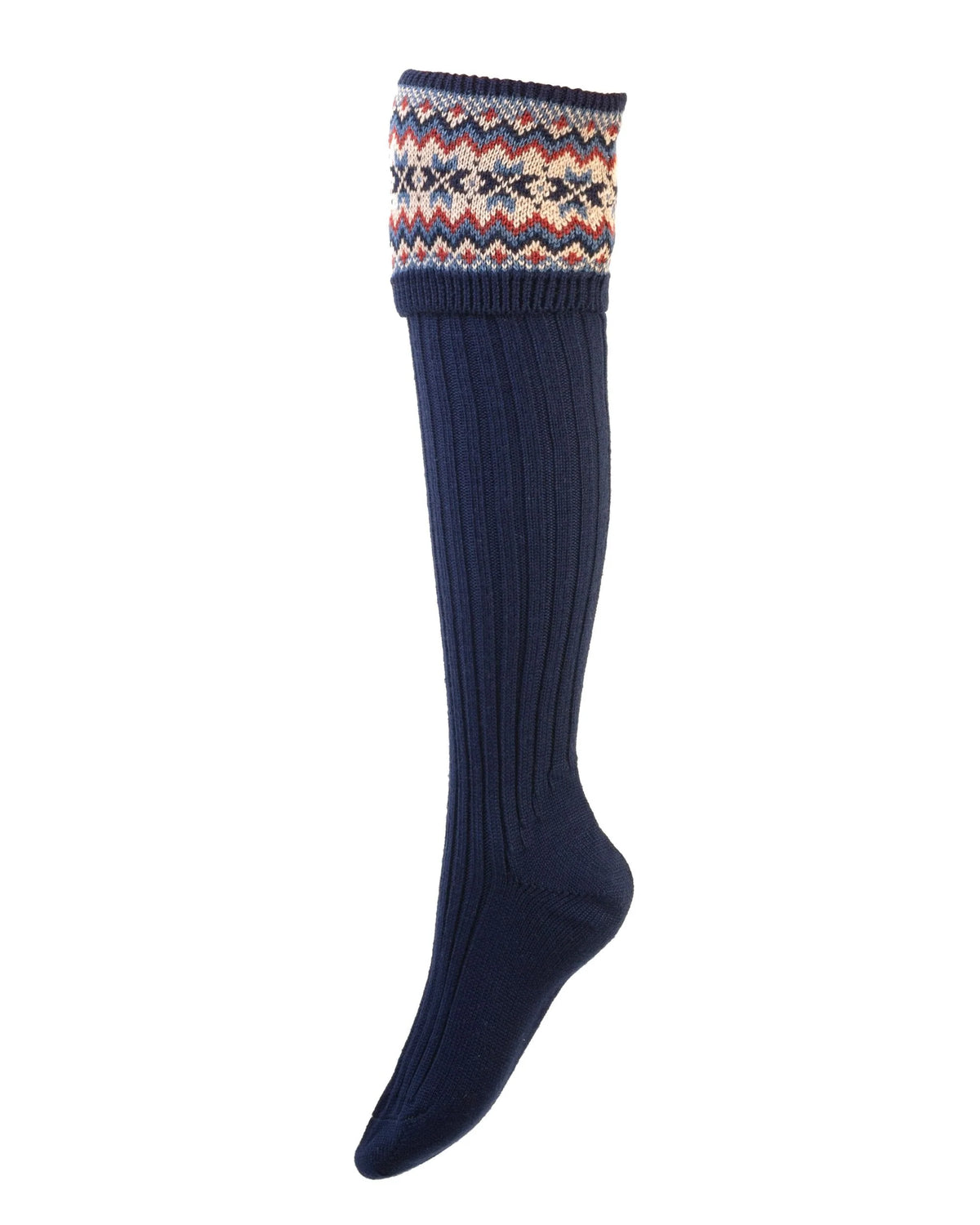 Luxury Wellington Socks - Navy