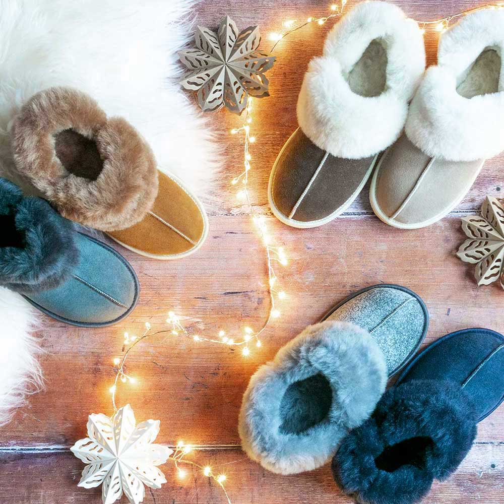 Luxury Sheepskin Slippers, Rugs and Accessories Ciora Scotland