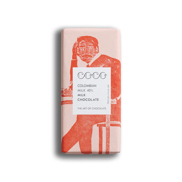 Single Origin Colombian 40% Milk Chocolate Mini Bar