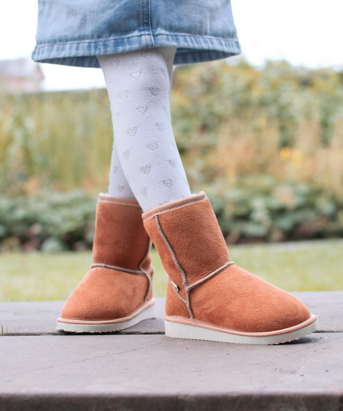 Kids Lana Boots - Chestnut