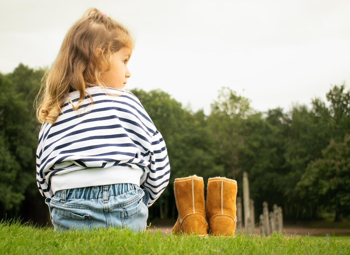 Kids Lana Boots - Chestnut