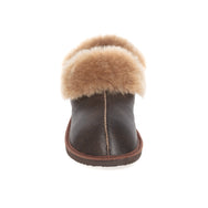 Gael Sheepskin Slippers - Dark Brown