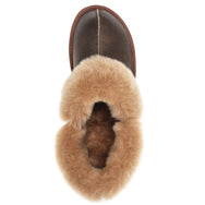 Gael Sheepskin Slippers - Dark Brown