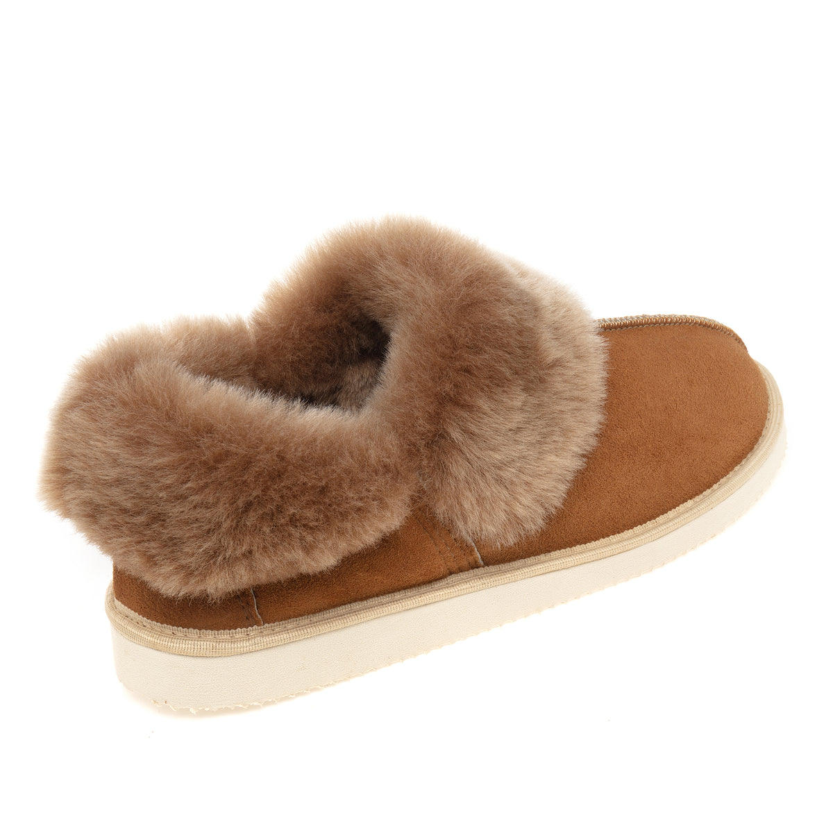 Gael Sheepskin Slippers - Chestnut