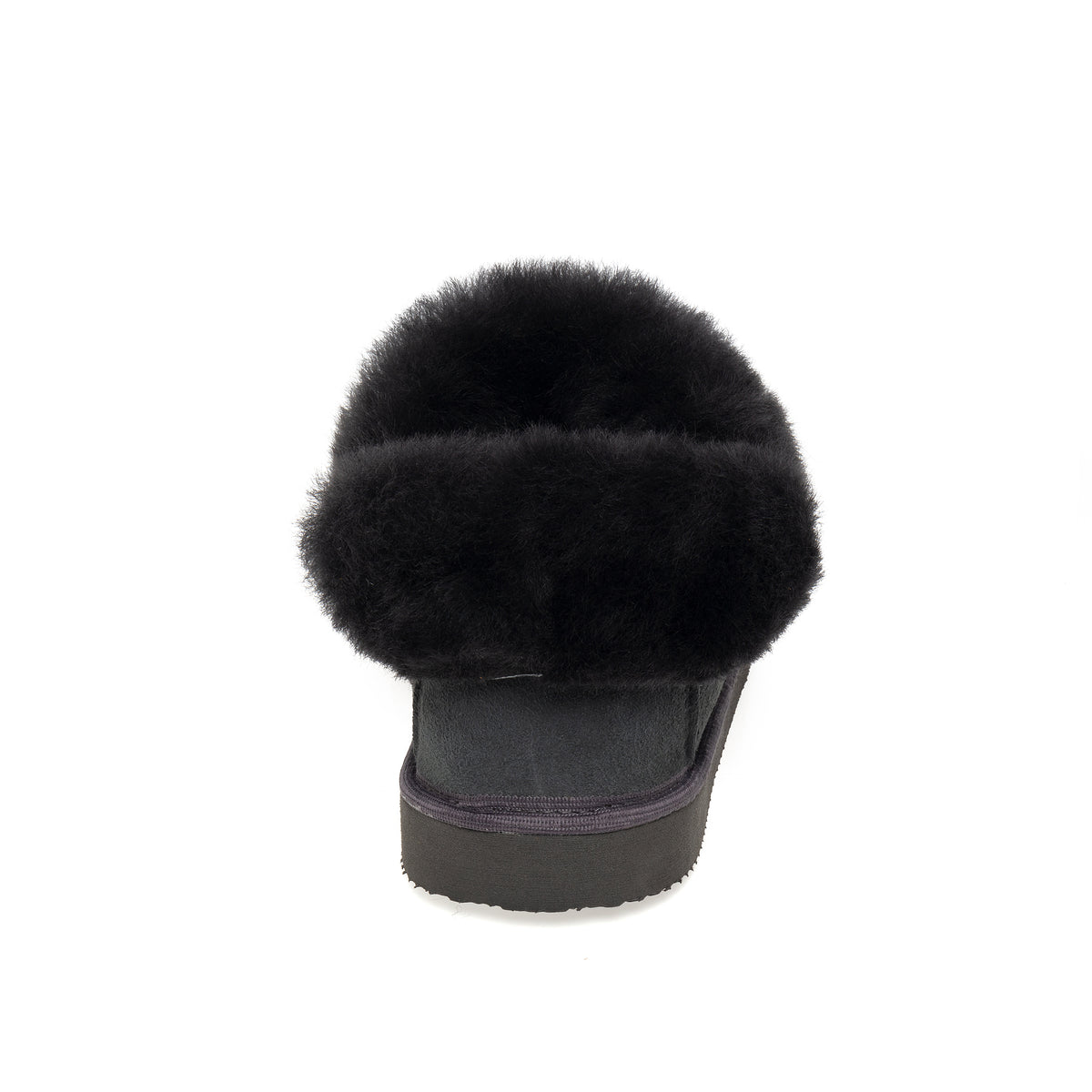 Gael Sheepskin Slippers - Graphite