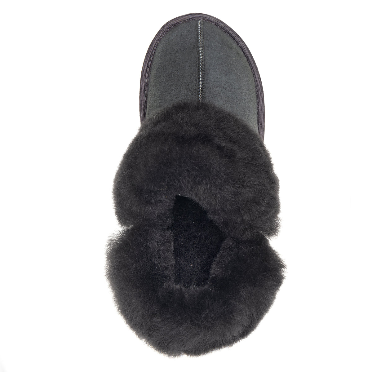 Gael Sheepskin Slippers - Graphite