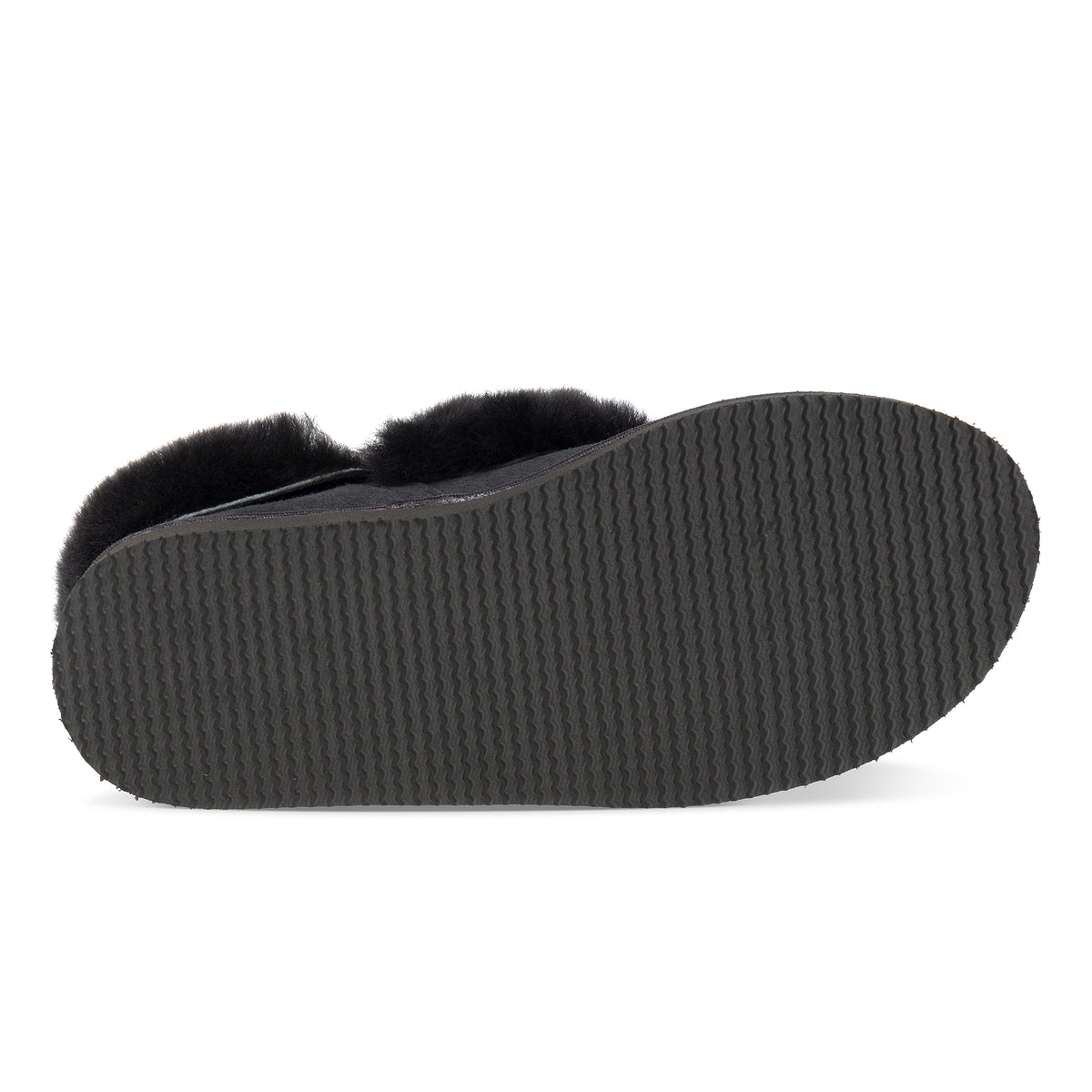 Gael Sheepskin Slippers - Graphite