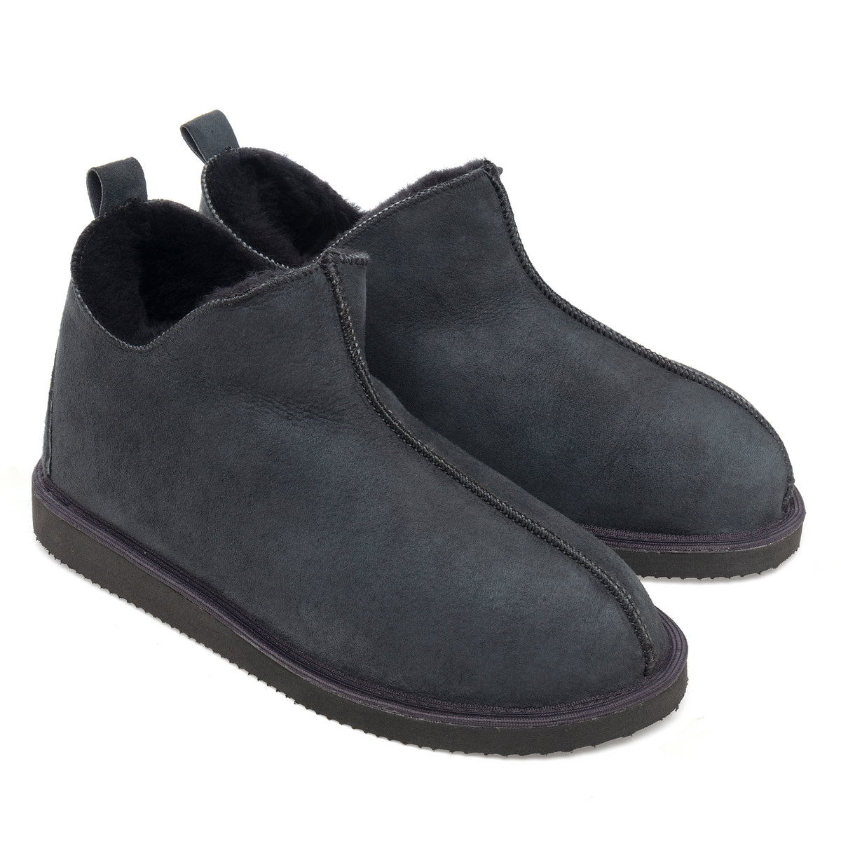 Alpin Sheepskin Slippers - Graphite