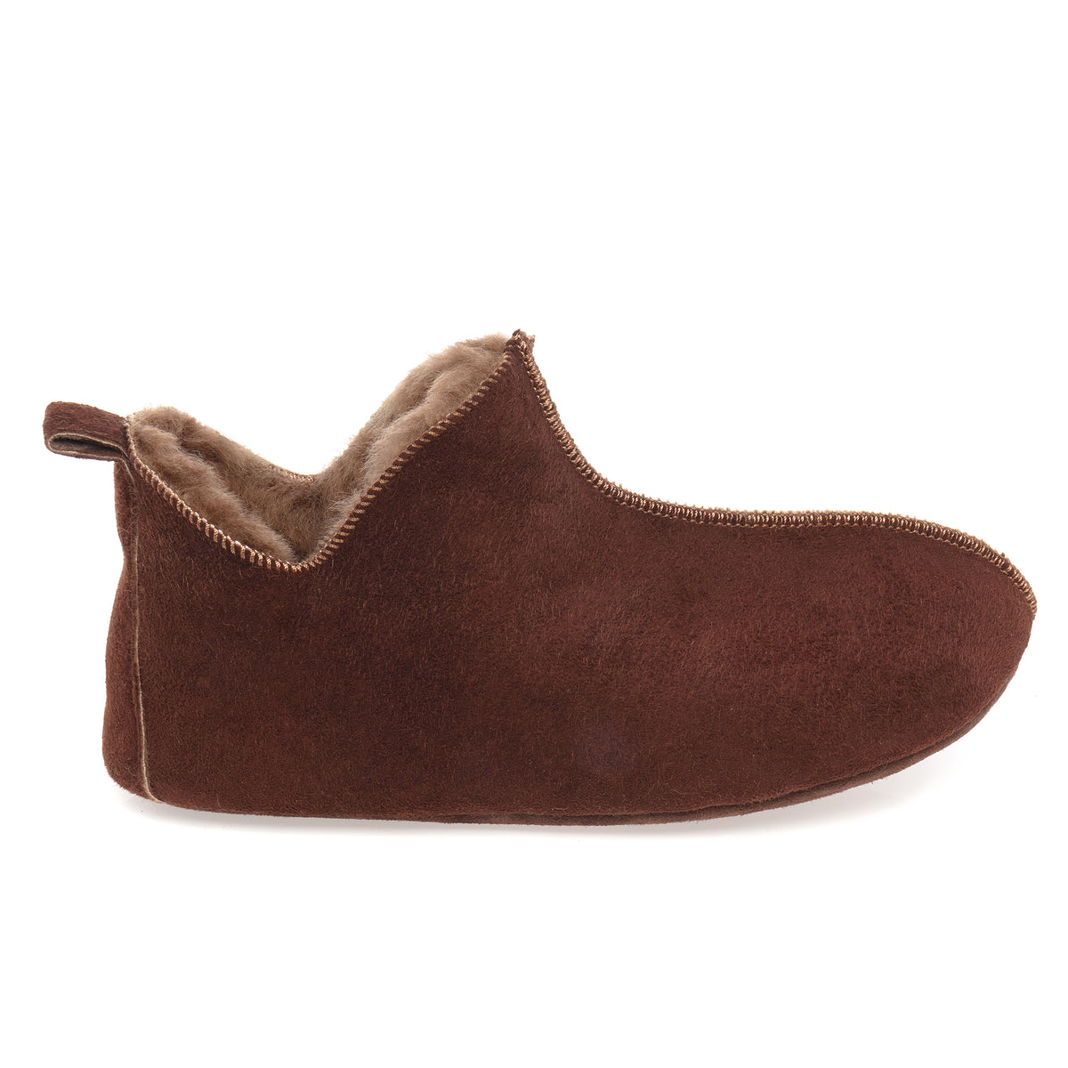 Berit Sheepskin Slippers/Yoga Shoe - Espresso