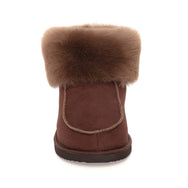 Aesop Sheepskin Slippers - Espresso