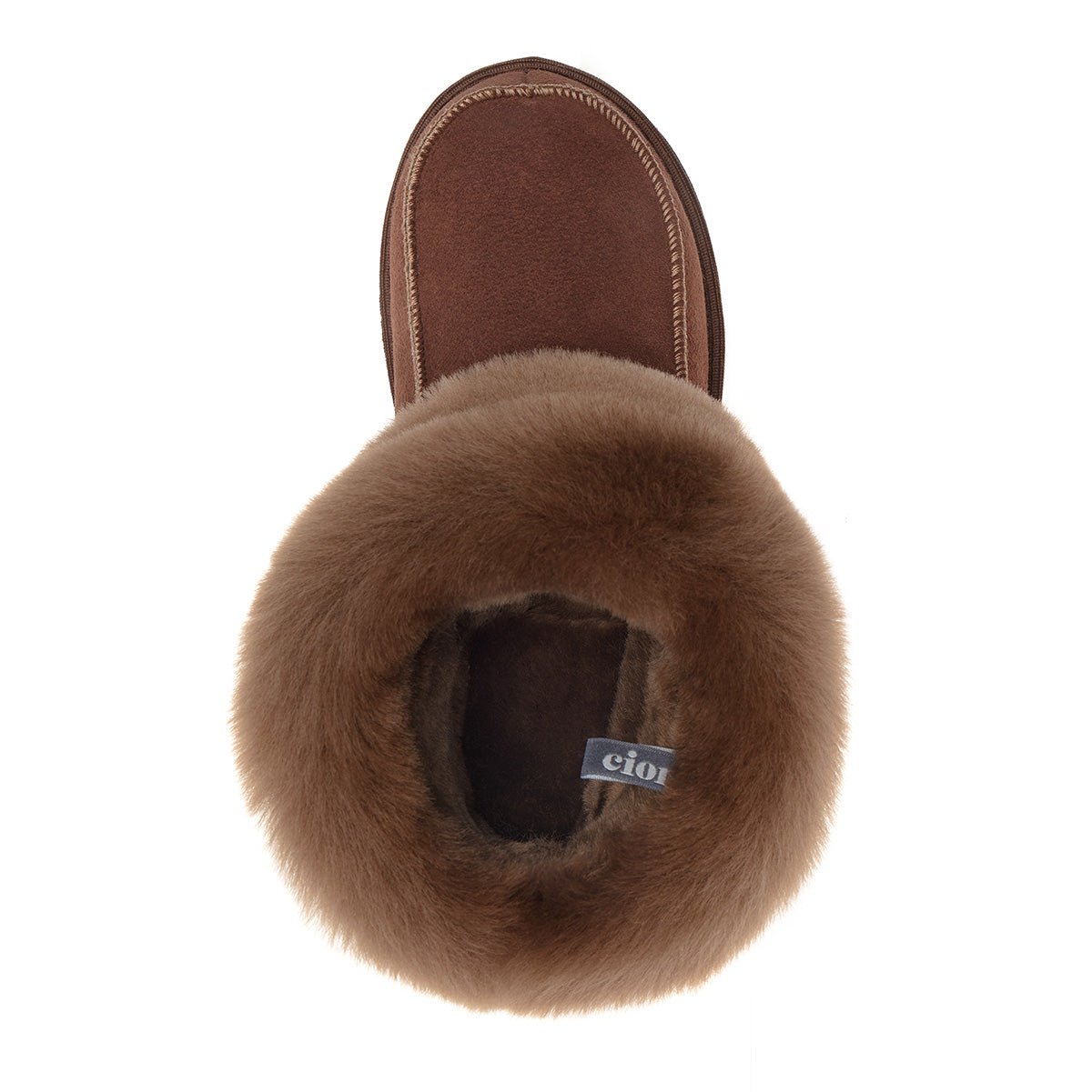 Aesop Sheepskin Slippers - Espresso | CIORA SCOTLAND