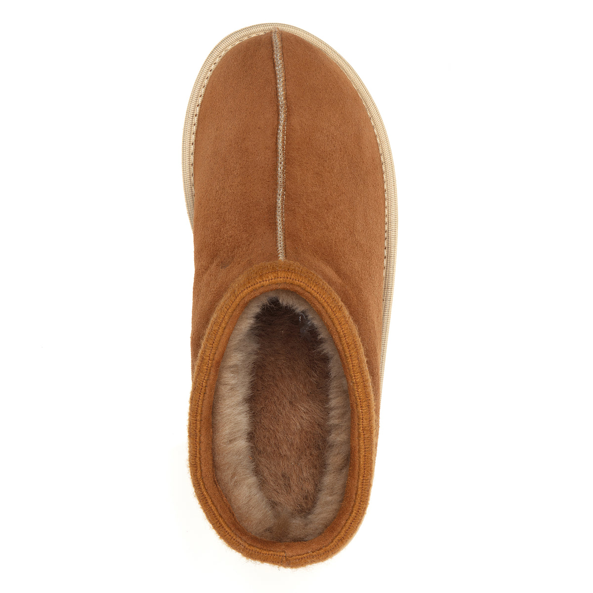 Mhor Sheepskin Slippers - Chestnut