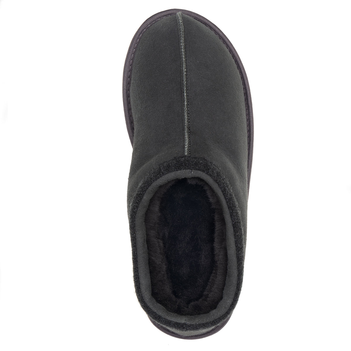 Mhor Sheepskin Slippers - Graphite