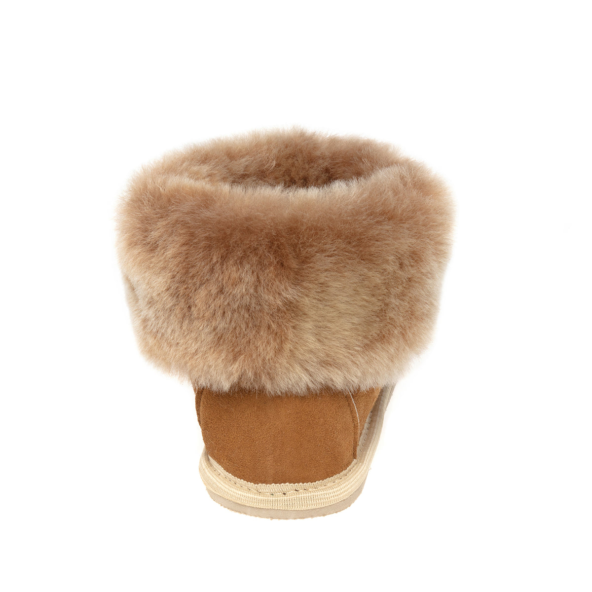 Kids Aesop Sheepskin Slippers - Chestnut