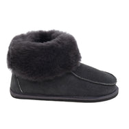 Kids Aesop Sheepskin Slippers - Graphite