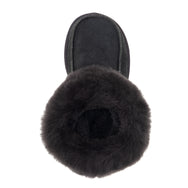 Kids Aesop Sheepskin Slippers - Graphite