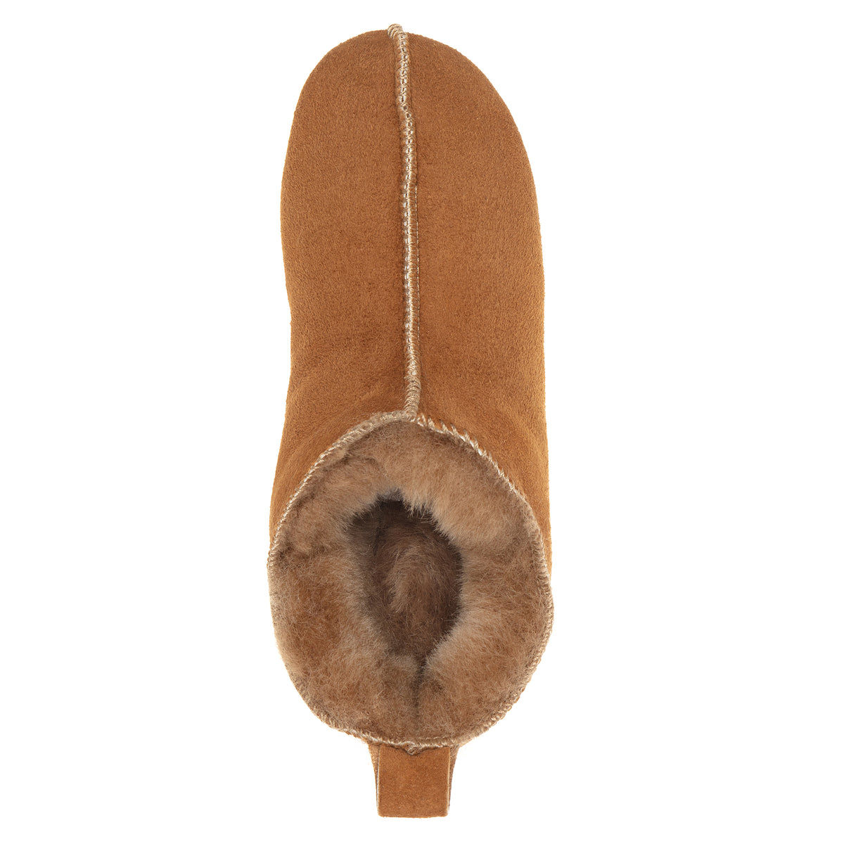 Kids Berit Sheepskin Slippers - Chestnut