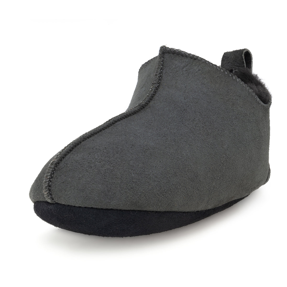 Berit Sheepskin Slippers - Graphite