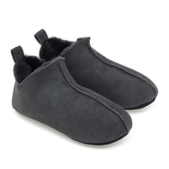 Kids Berit Sheepskin Slippers - Graphite