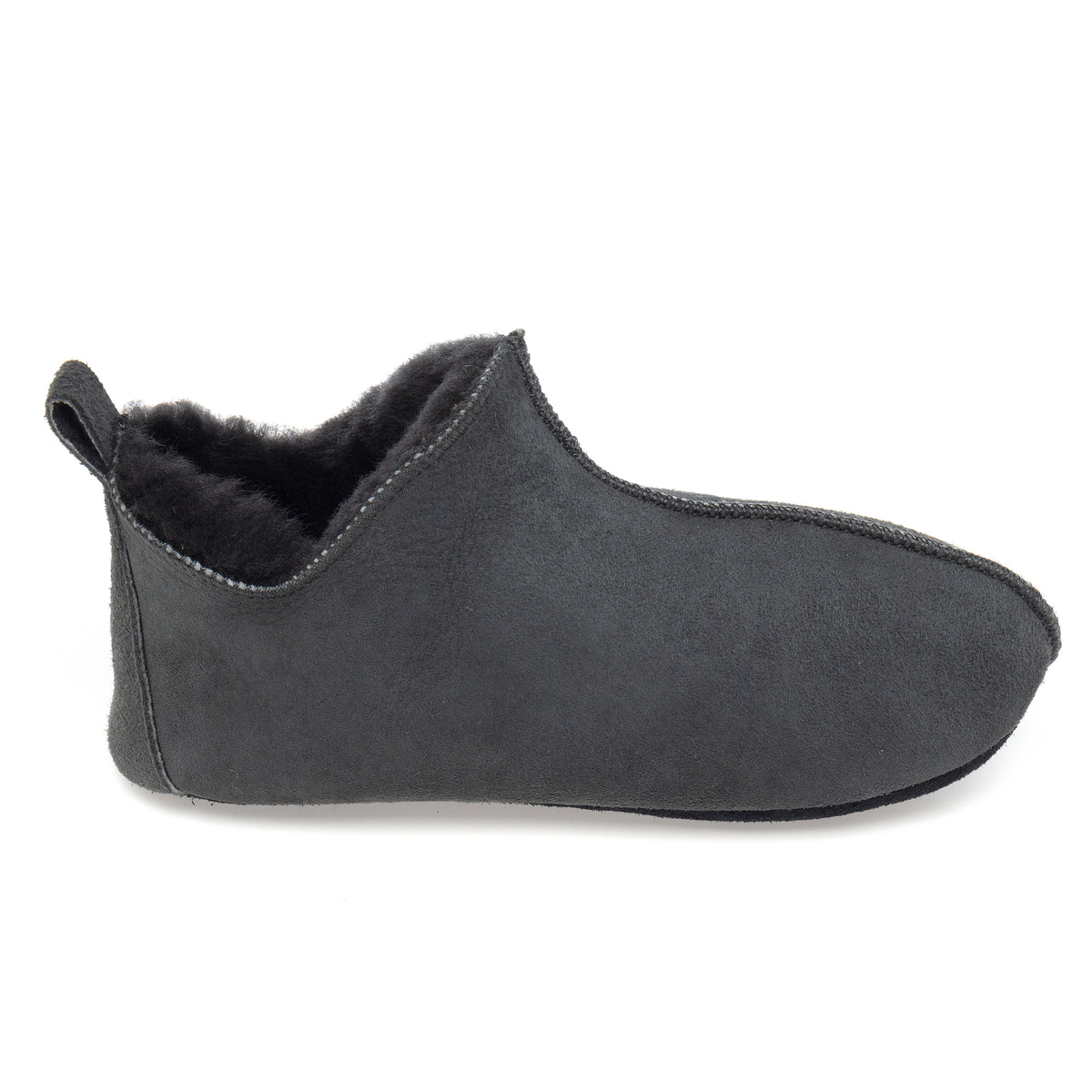 Berit Sheepskin Slippers - Graphite