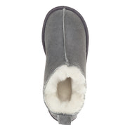 Kids Alpin Sheepskin Slippers - Grey