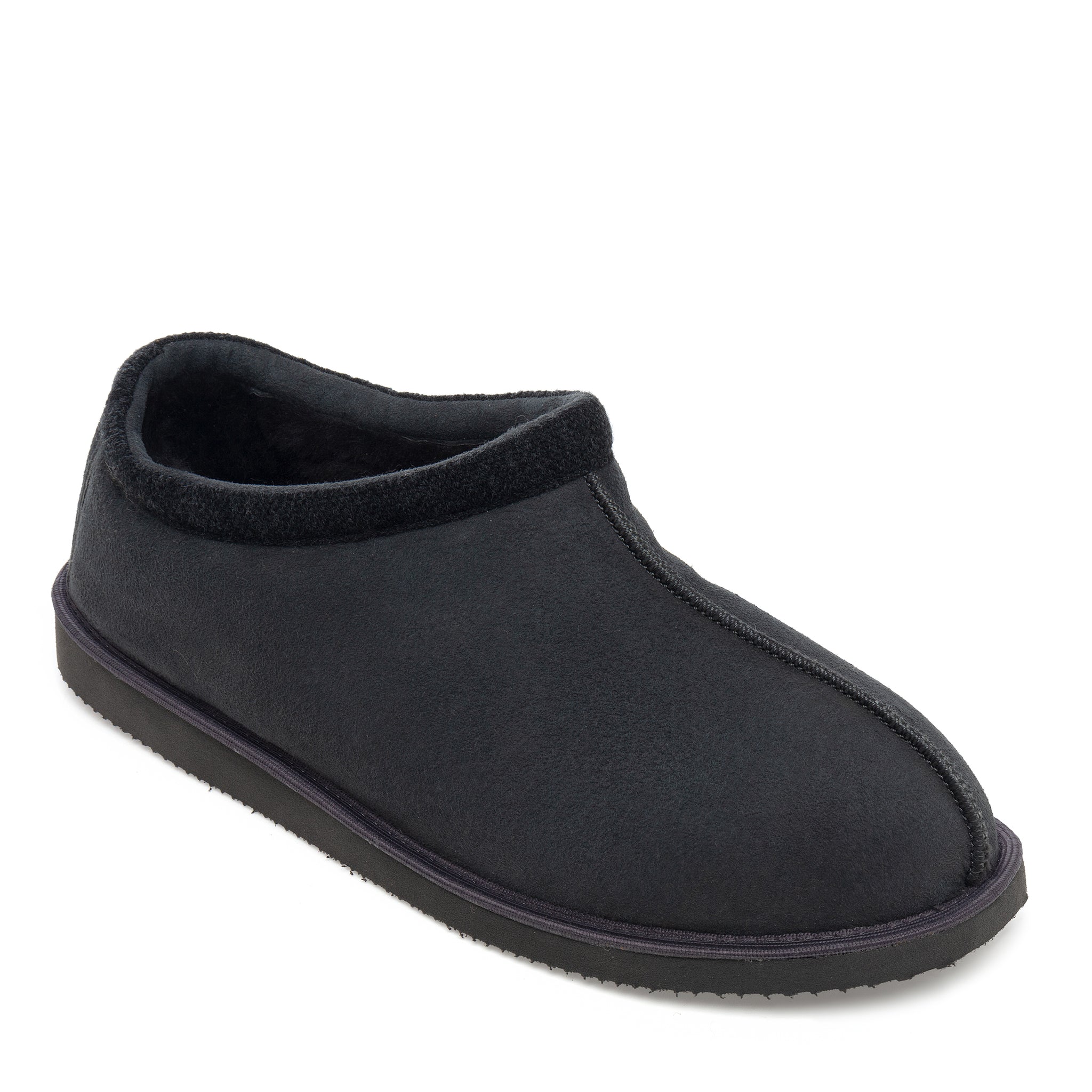 Mens Mhor Sheepskin Slippers - Graphite | CIORA SCOTLAND