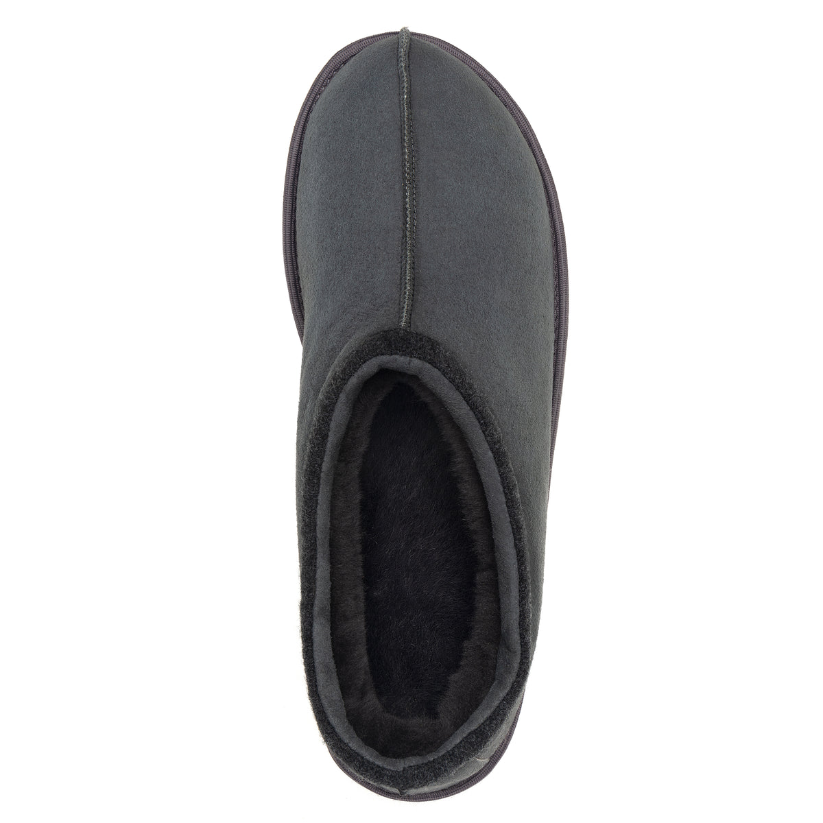 Mhor Sheepskin Slippers - Graphite