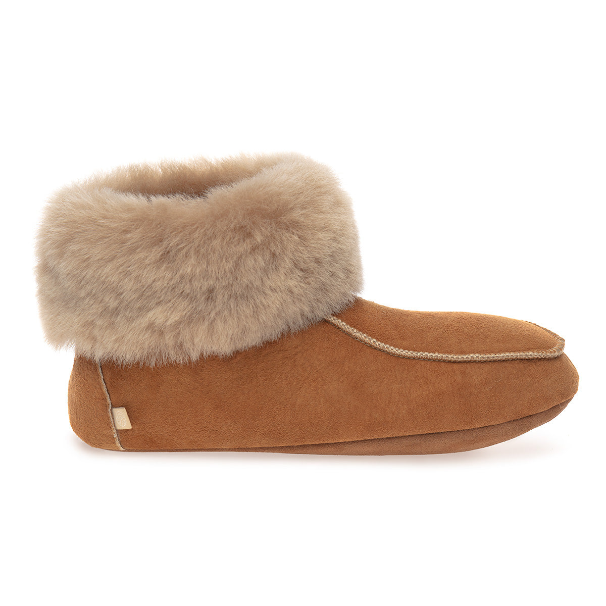 Aster Sheepskin Slippers - Chestnut