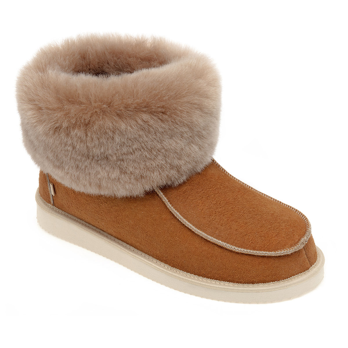 Aesop Sheepskin Slippers - Chestnut