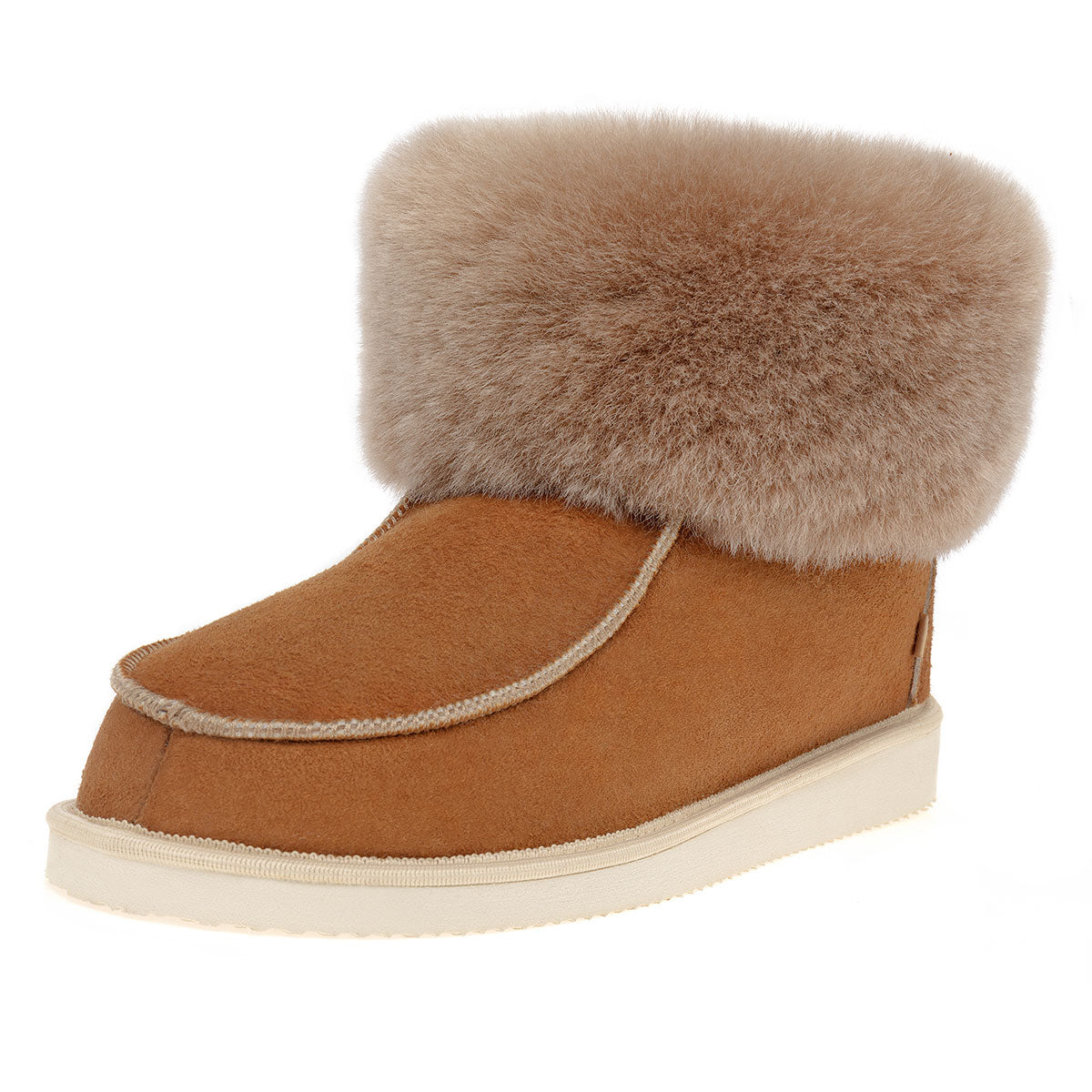 Aesop Sheepskin Slippers - Chestnut