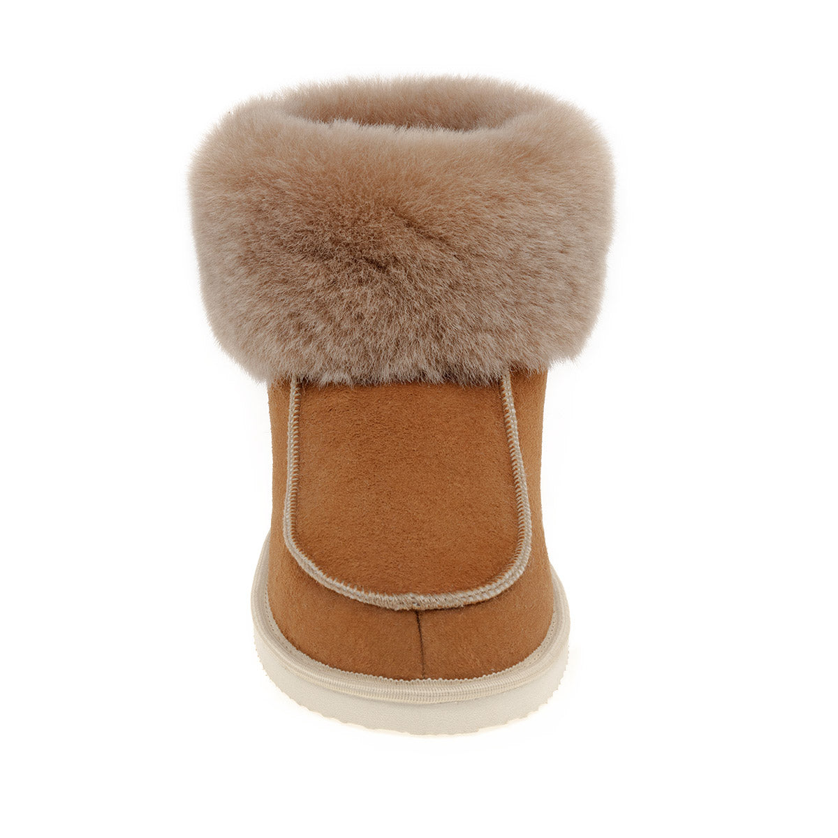 Aesop Sheepskin Slippers - Chestnut