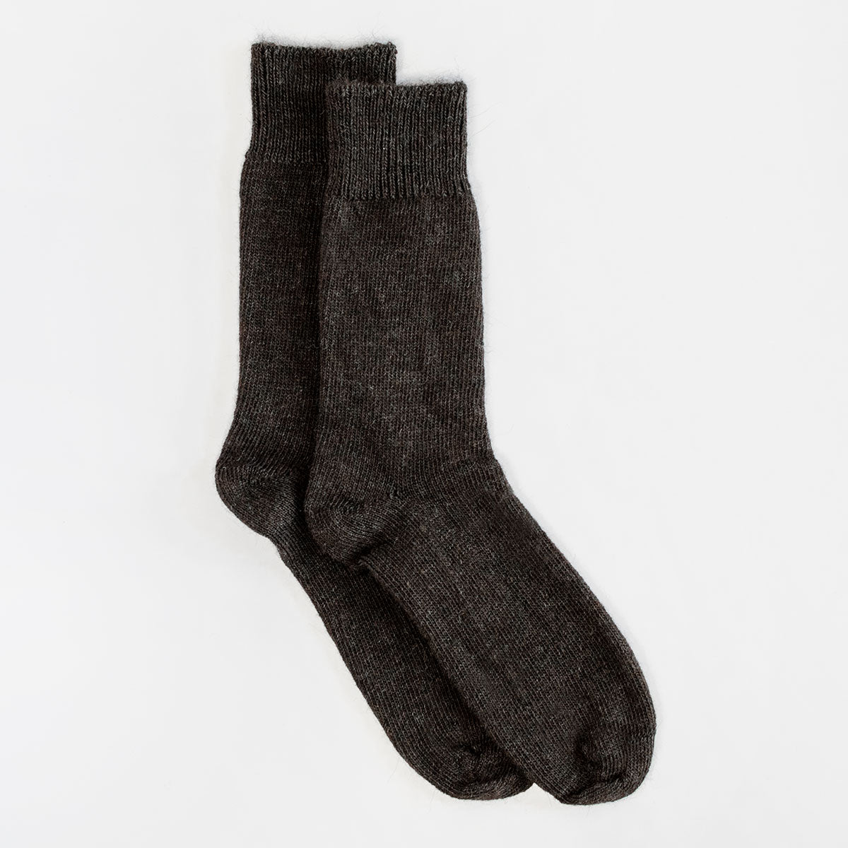 Alpaca Everyday Socks - Natural Undyed Graphite