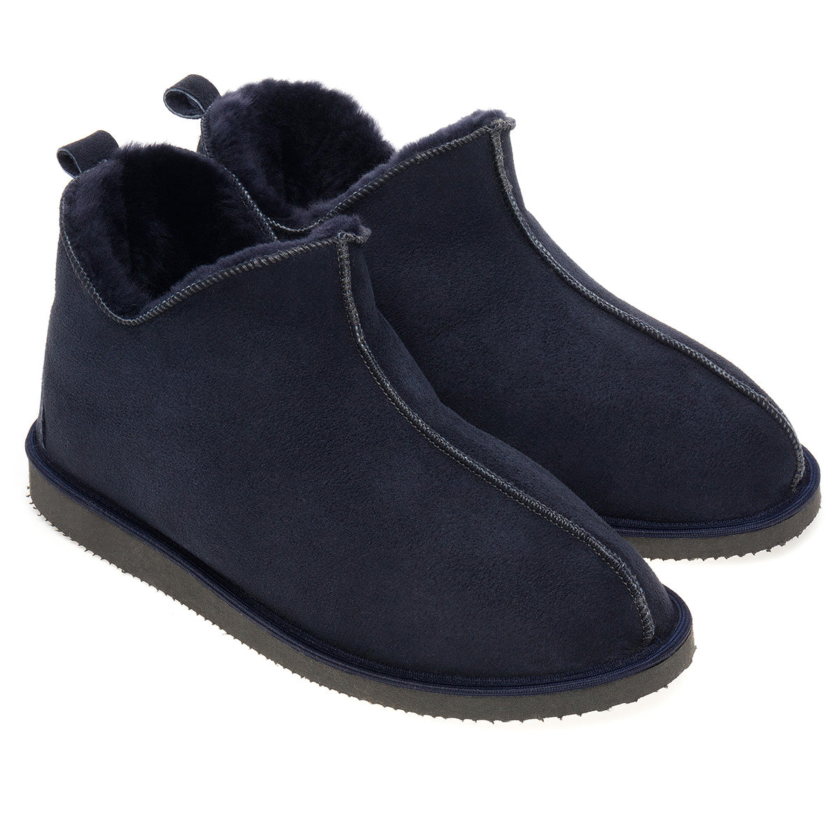 Alpin Sheepskin Slippers - Midnight Navy