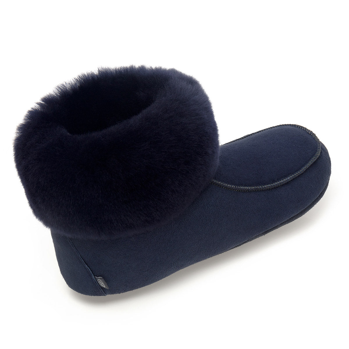 Aster Sheepskin Slippers - Midnight Navy