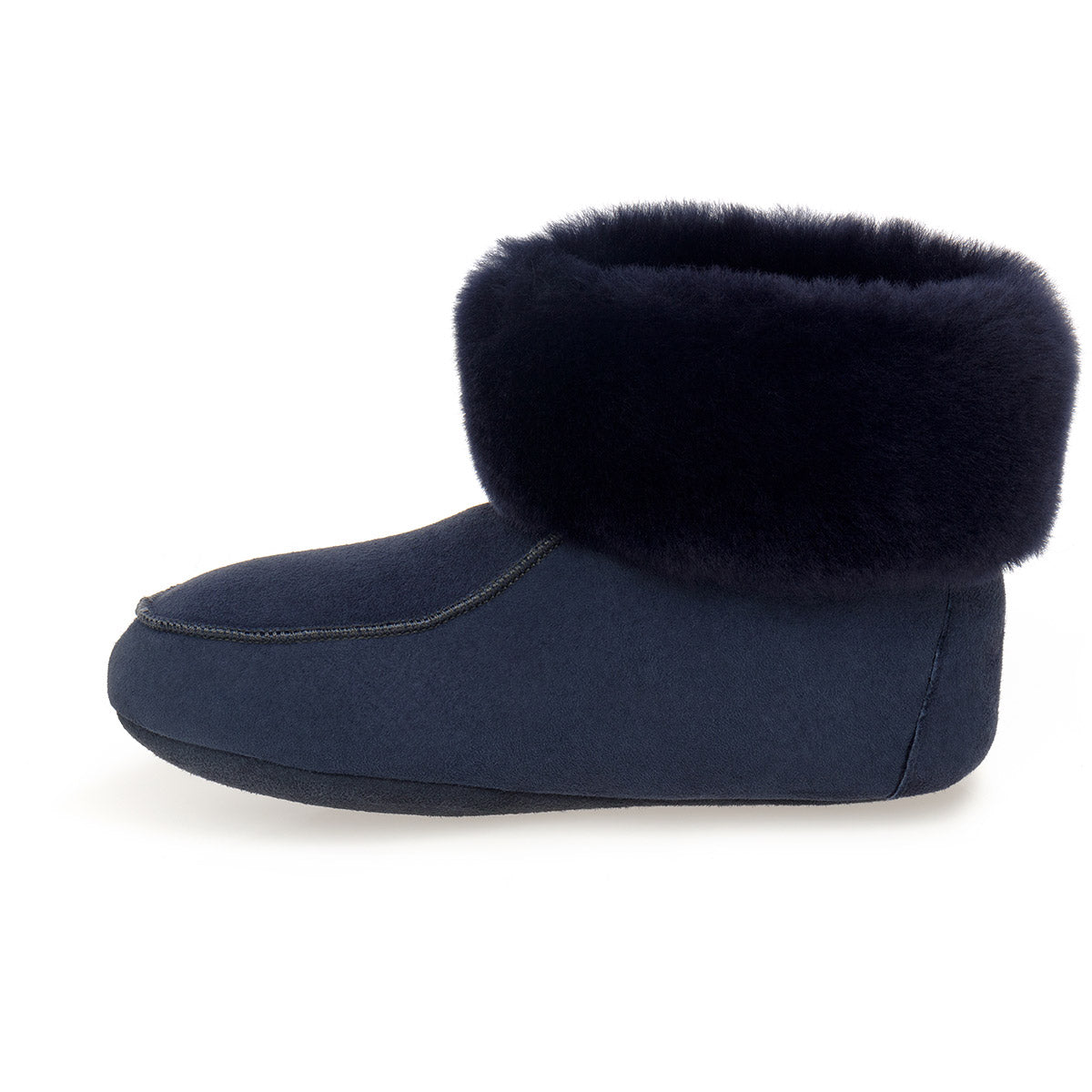 Aster Sheepskin Slippers - Midnight Navy