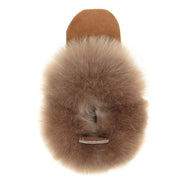 Barra Hand-Stitched Sheepskin Baby Booties - Honey