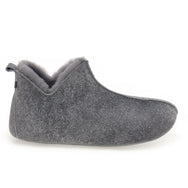 Berit Sheepskin Slippers - Grey Distressed Leather