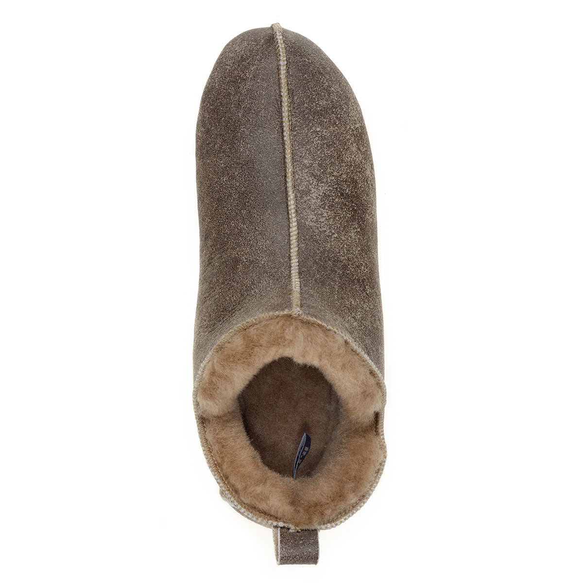 Berit Sheepskin Slippers - Nutmeg Distressed Leather