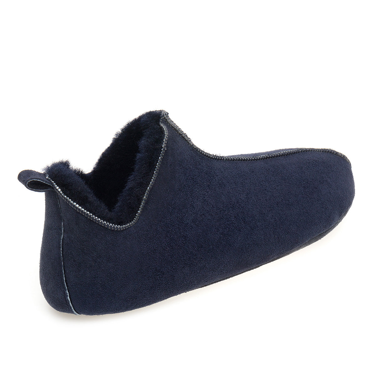 Berit Sheepskin Slippers/Yoga Shoe - Midnight Navy