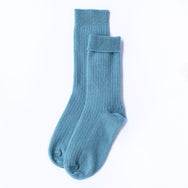 Cashmere Socks - Cerulean