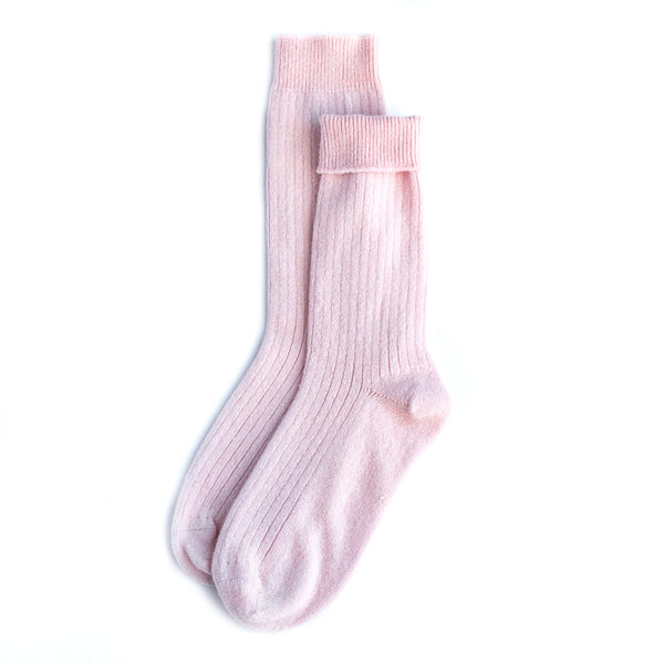 Cashmere Socks - Cherry Blossom