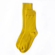 Cashmere Socks - Goldenrod