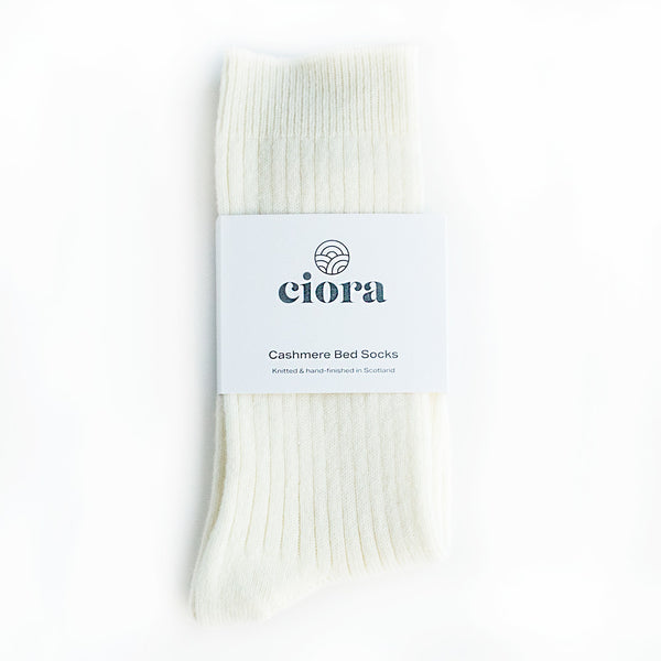 Cashmere Socks - Ivory