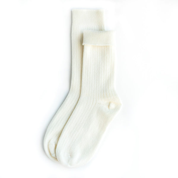 Cashmere Socks - Ivory