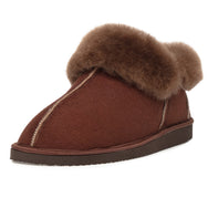 Gael Sheepskin Slippers - Espresso