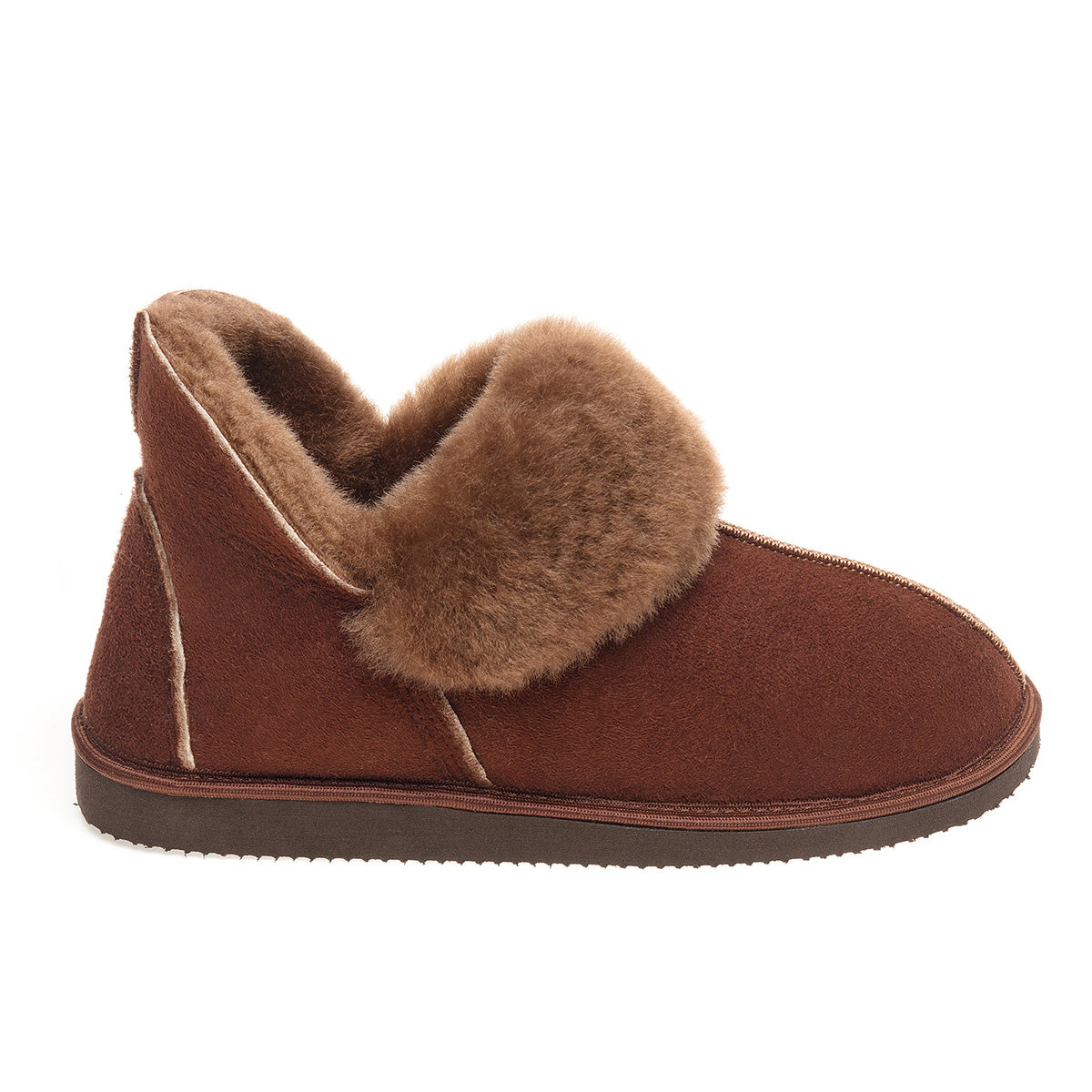 Gael Sheepskin Slippers - Espresso