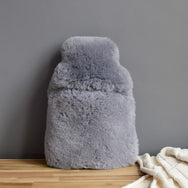 Sheepskin Hot Water Bottle - Grey